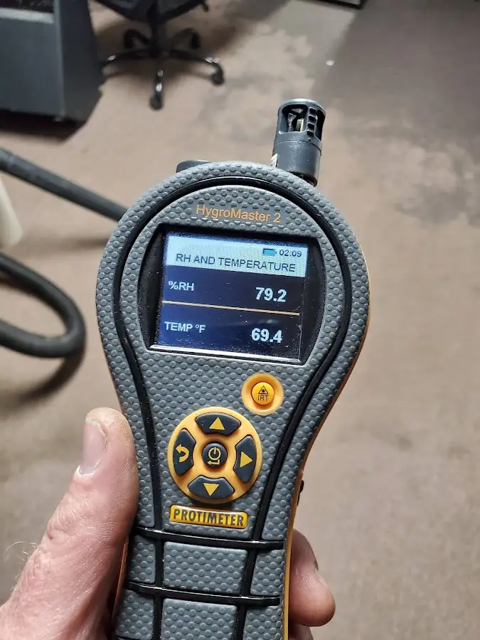Moisture meter humidity assessment for Mold Remediation & Removal in Osage Beach